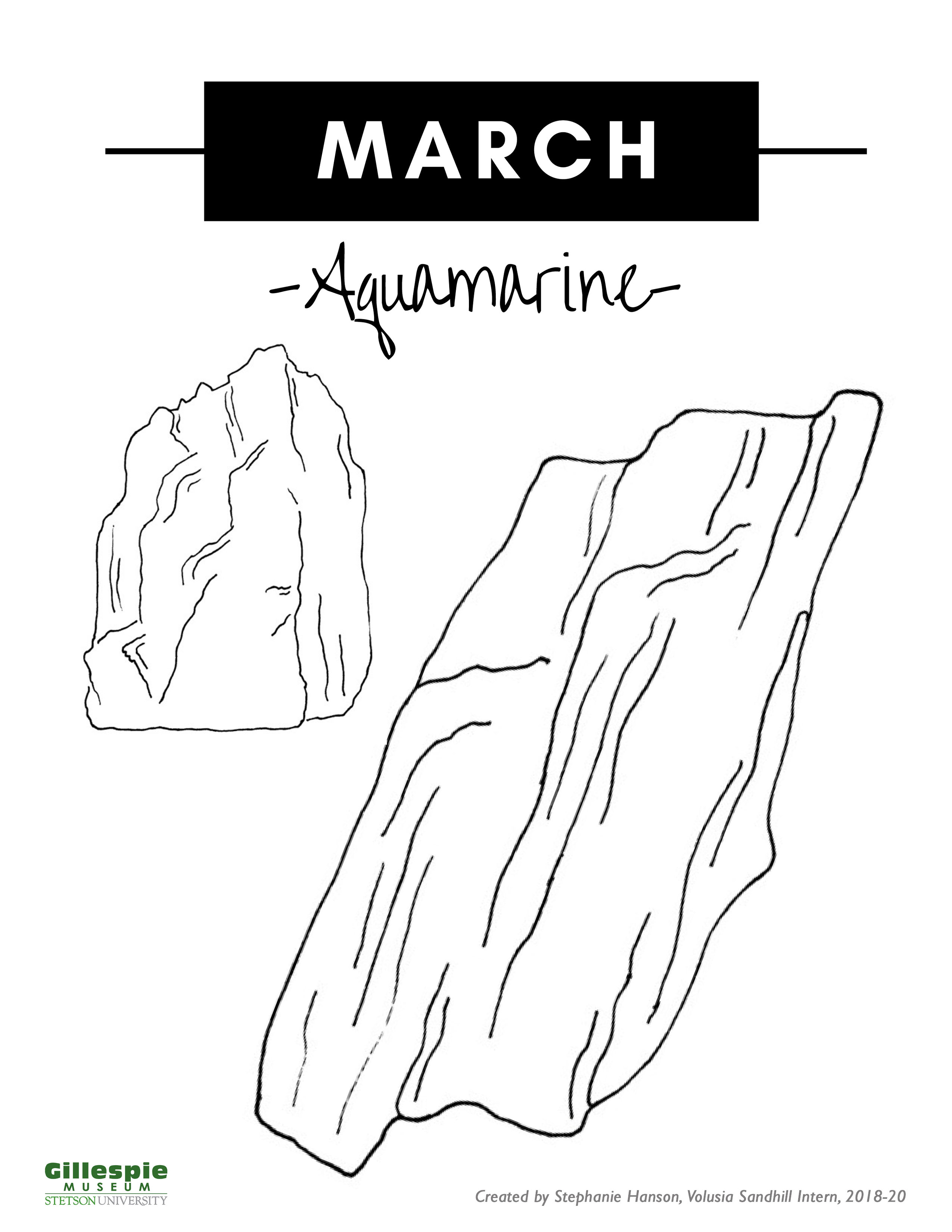 Types Of Rocks Coloring Pages